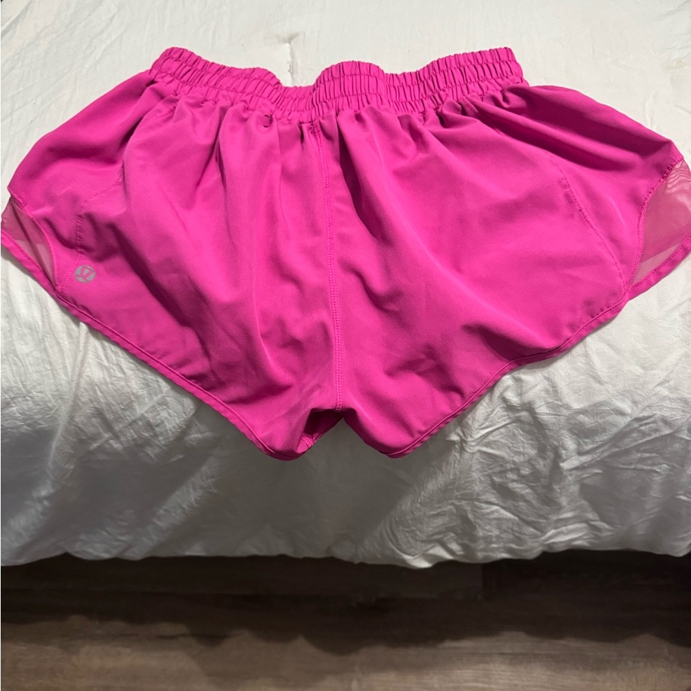 lululemon athletica Bright Pink Athletic Shorts
